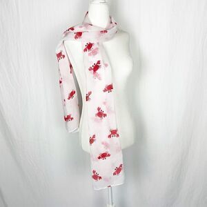 NEW Crab red and white Charming Charlie CC beach